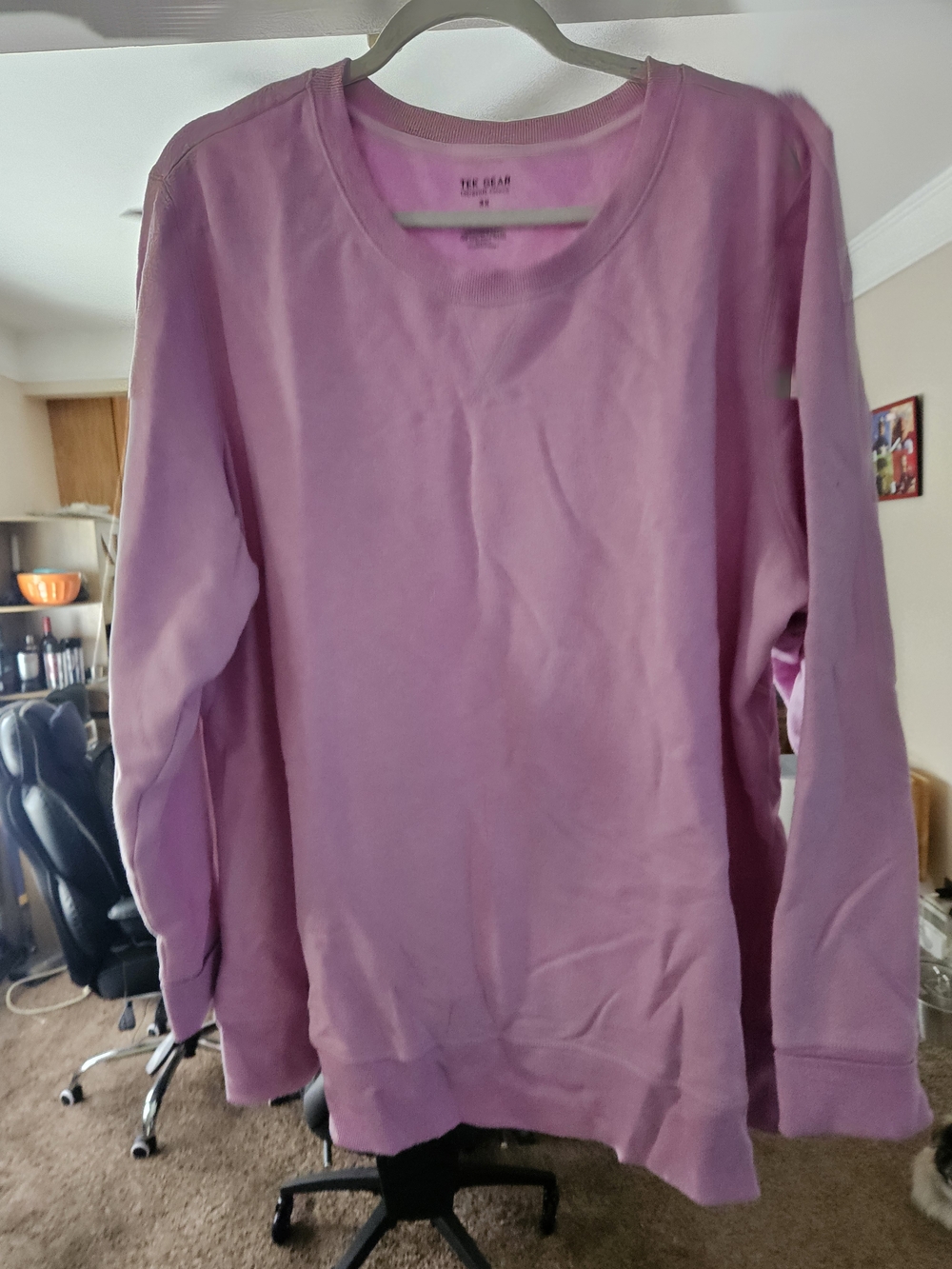Tek Gear lavender crewneck sweatshirt 3XL